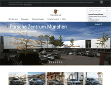 Tablet Screenshot of porsche-muenchen.de